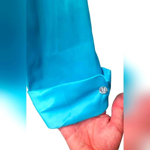 NWOT | JS BOUTIQUE | Structured  Collared Top / Blouse / Shirt | Size: M - Picture 4 of 6